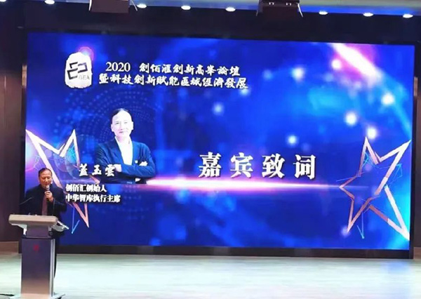 马海峰副市长携滨海电商基地受邀参加2020创佰汇创新高峰论坛